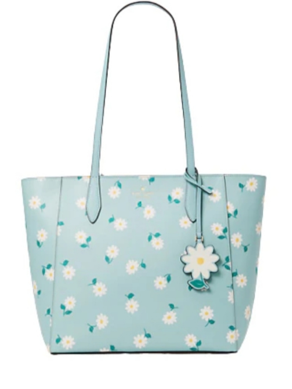 Kate Spade New York Dana Daisy Tote Aphrodite Green & Matching Large Wallet Set - Picture 9 of 14